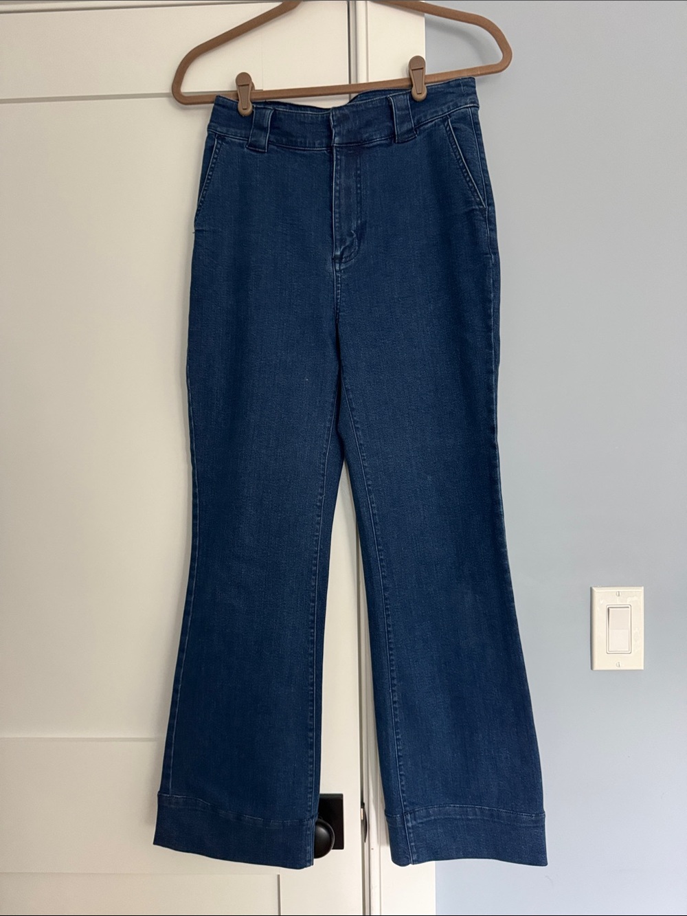 bagatelle Dark Blue Flared Stretch Jeans